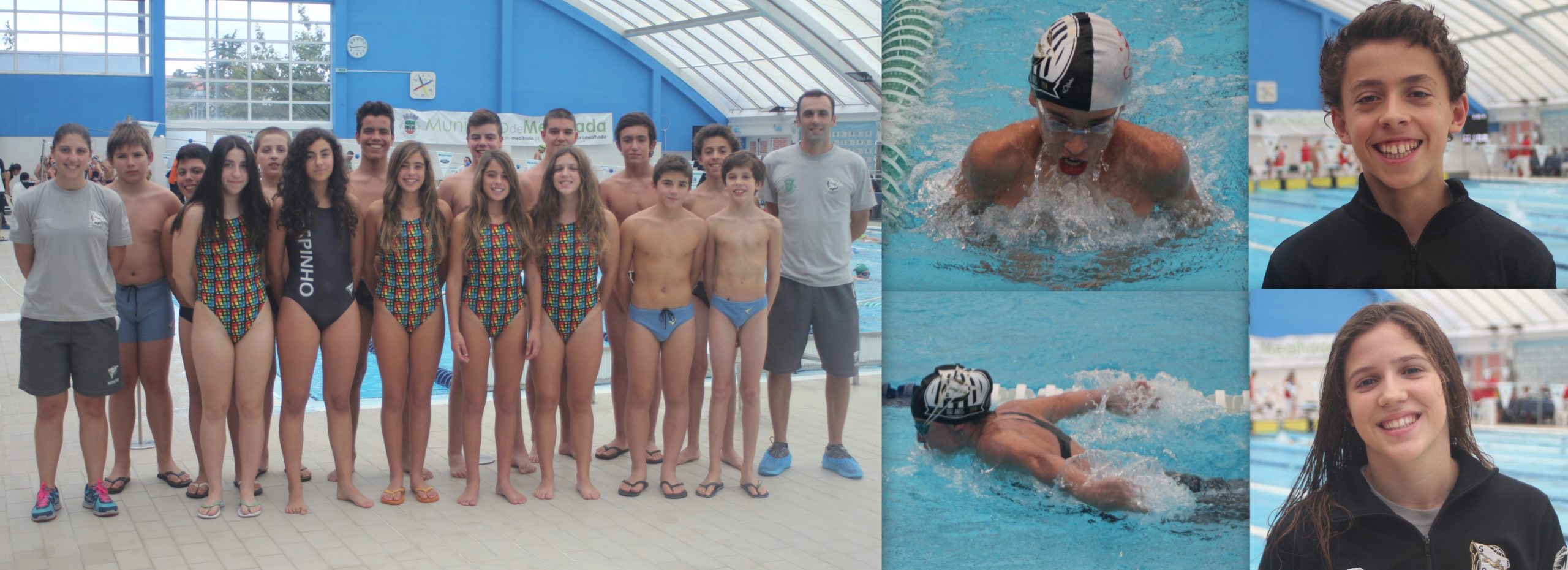 Natação tigre no Torneio Regional de Abertura