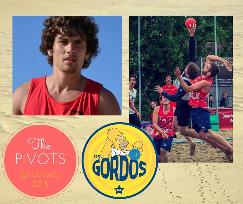 Vítor Pinhal e Rui Rodrigues no Campeonato Europeu de Andebol de Praia