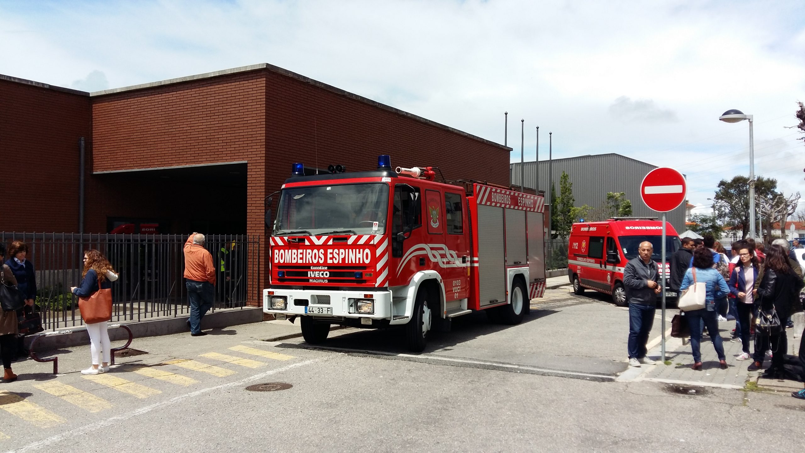 Incêndio na Escola Dr Manuel Laranjeira
