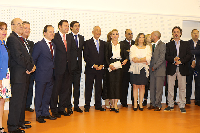 Presidente da República e Pinto Moreira inauguram escola em Silvalde