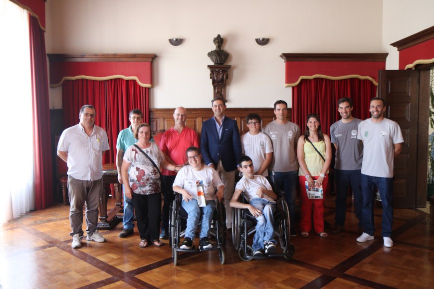 João Pinto Campeão Nacional de Boccia recebido na CME