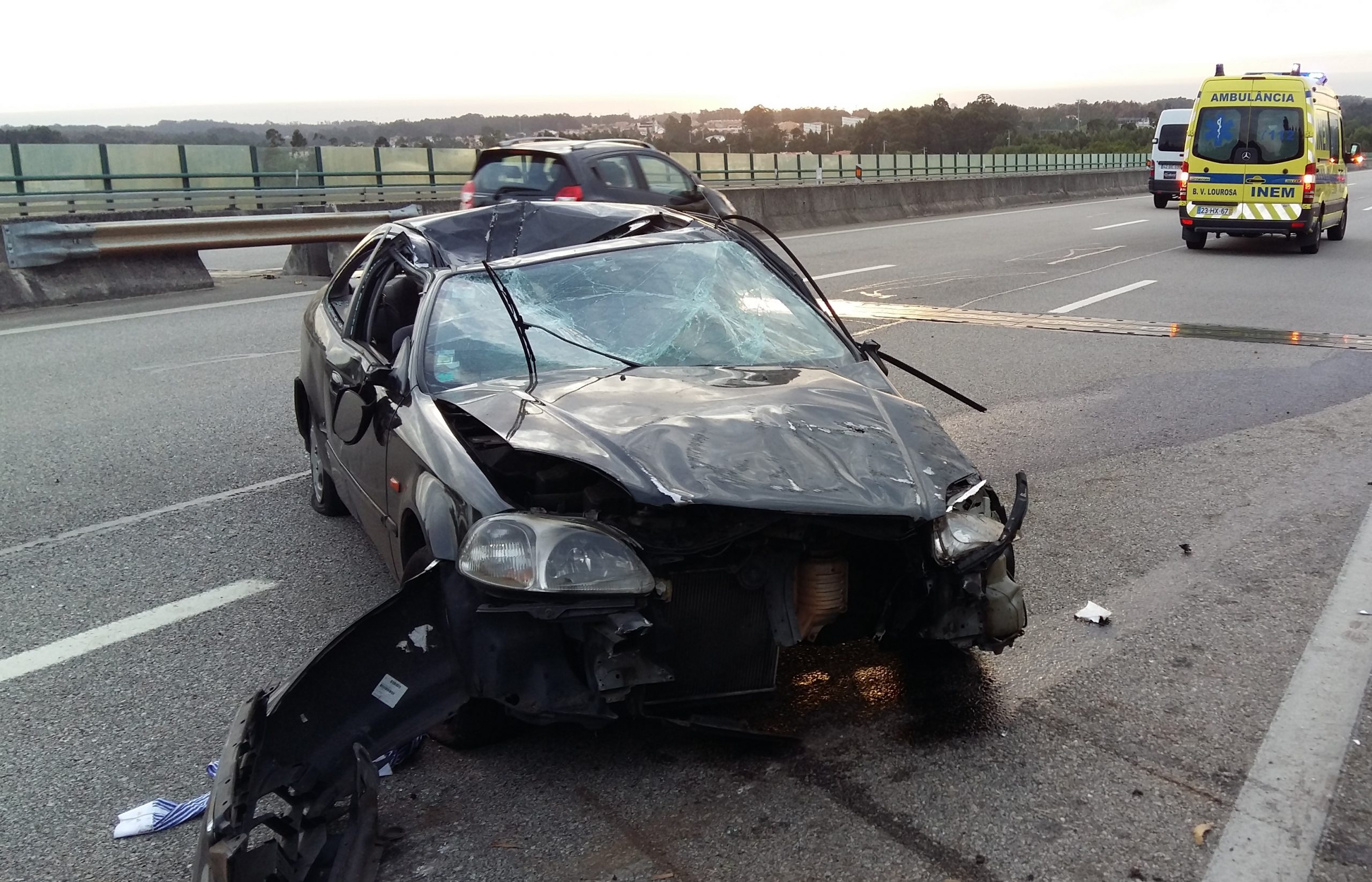 Acidente na A41 (Nogueira Regedoura)