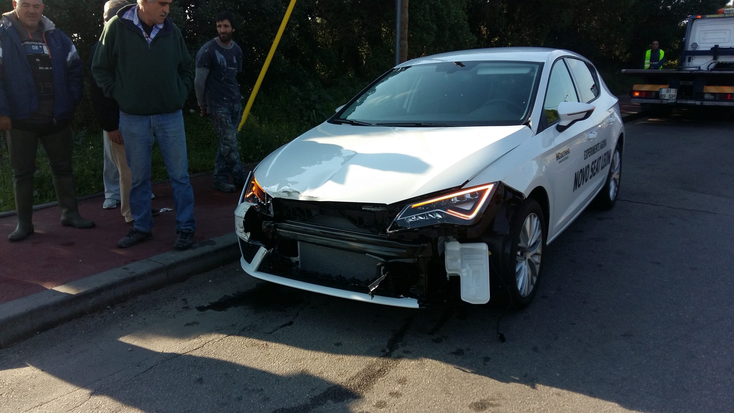 Teste drive quase acaba em tragédia