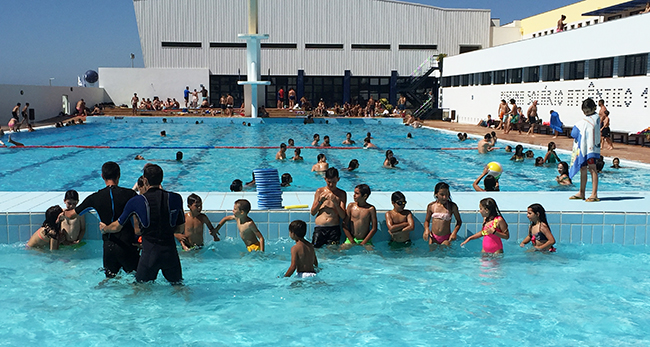 Piscina Solário em movimento