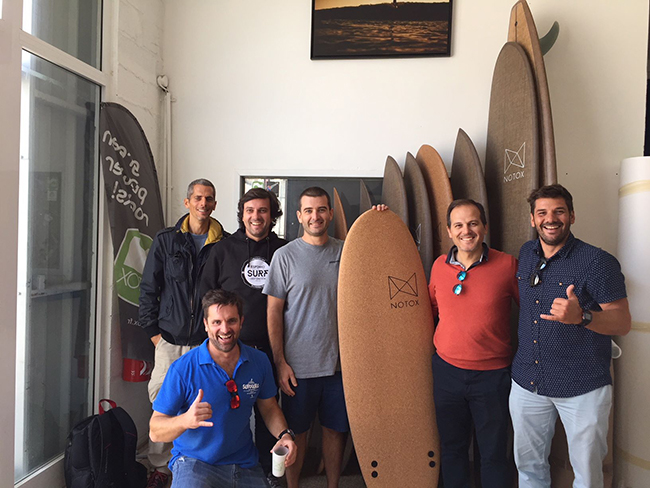 Delegação de “Espinho Surf Destination” marca presença no Campeonato Quiksilver Pro France 2017