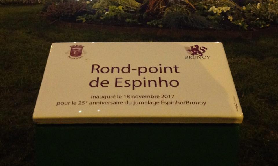 Inauguração da rotunda “Cidade de Espinho” na cidade francesa de Brunoy