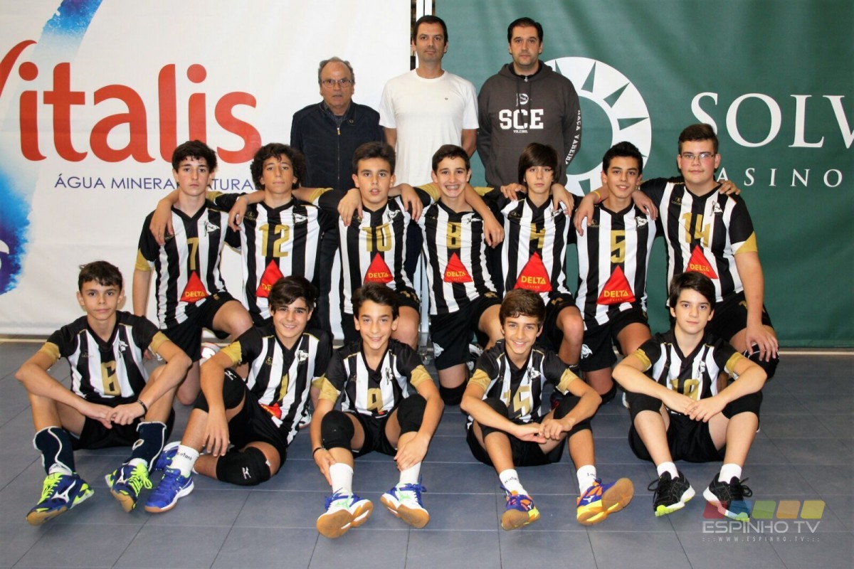 Voleibol SCE: Infantis Masculinos destacam-se na formação espinhense