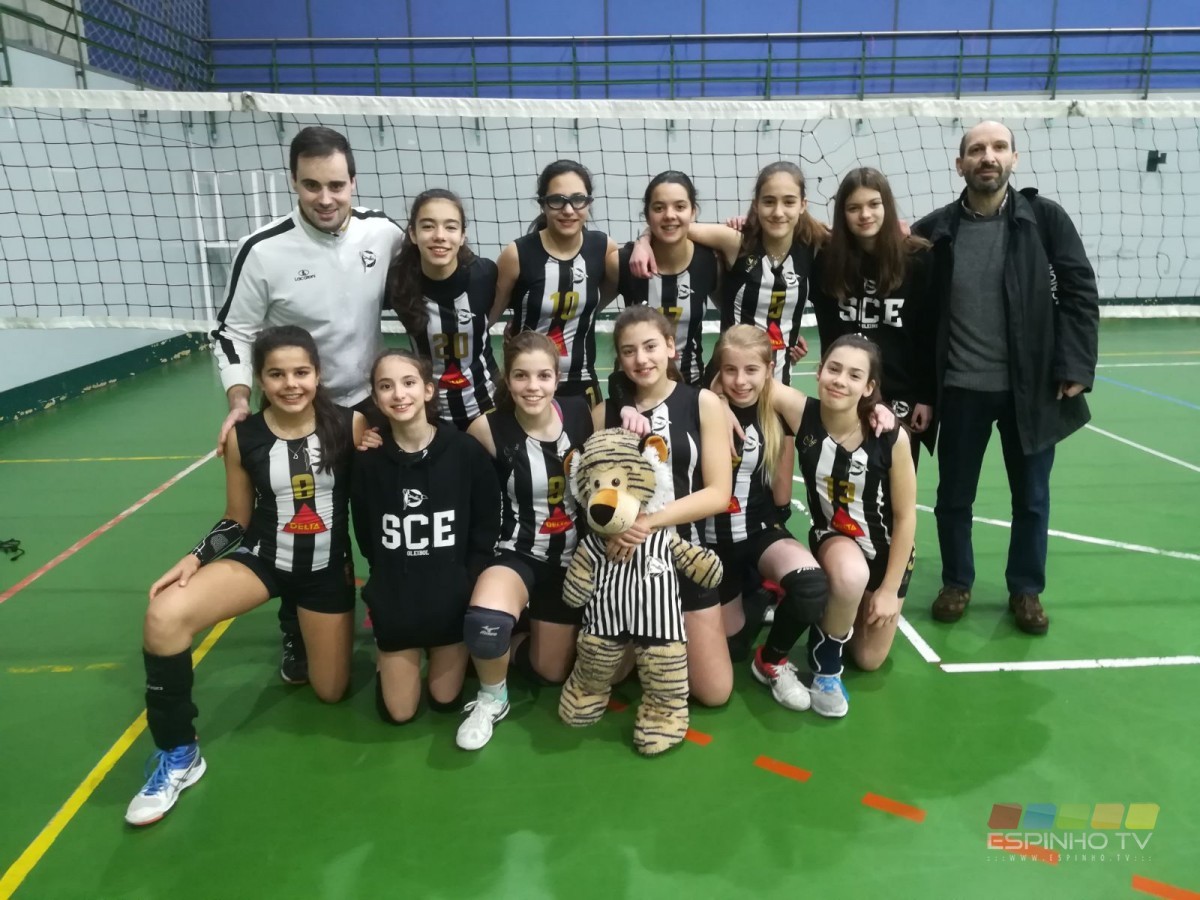 Voleibol: Minis B femininas do SCE vencem torneio de Ano Novo