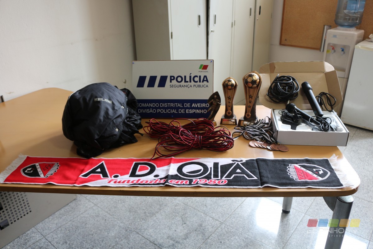 Identificado por furto no interior de associação desportiva