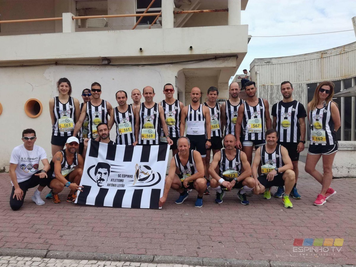 S. C. Espinho/Atletismo António Leitão no Pódio da 4ª Corrida Popular de Esmoriz