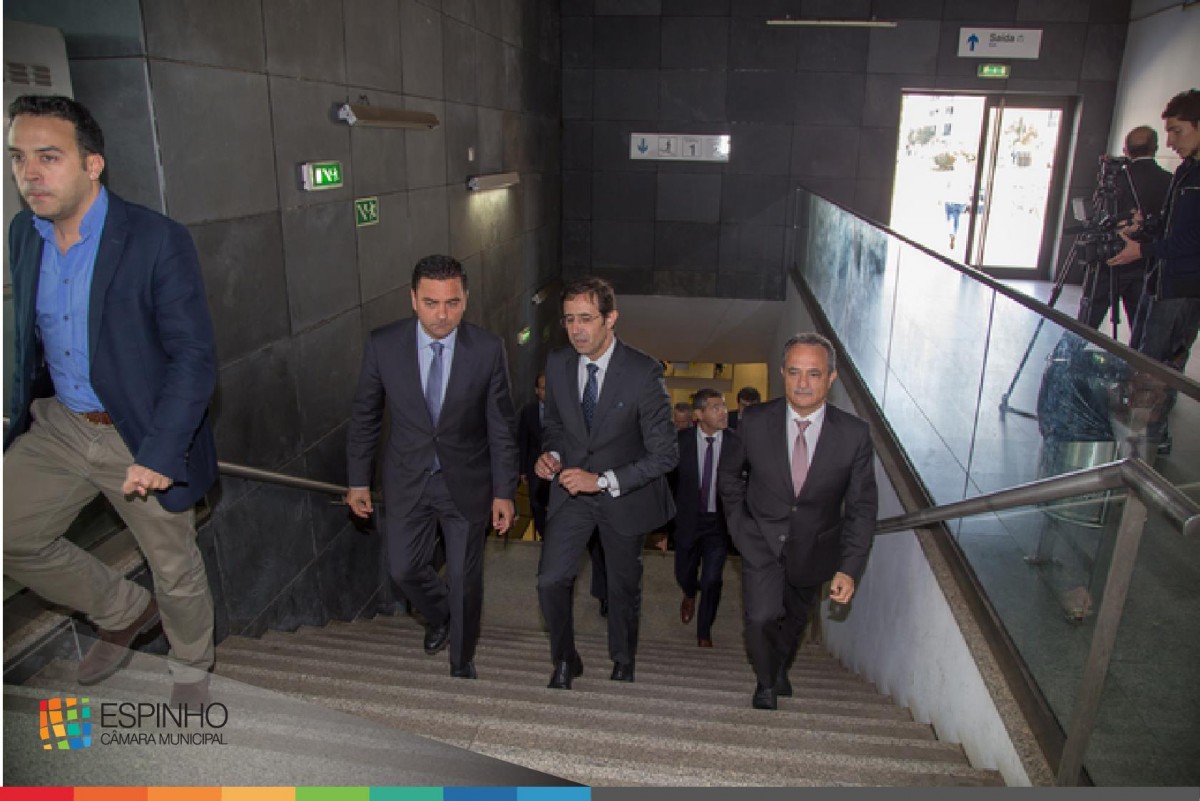 Ministro do Planeamento em Espinho