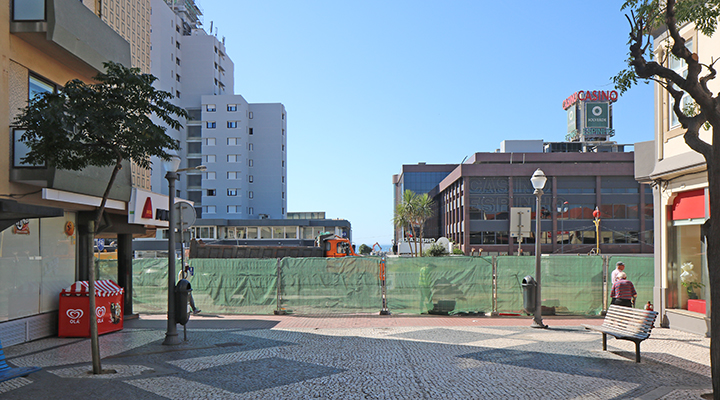 Obra do RECAFE avança na zona central da cidade