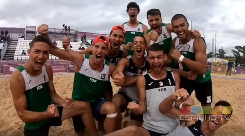 Espinhenses alcançam medalha de prata nos Jogos Olímpicos da Juventude em Andebol de Praia