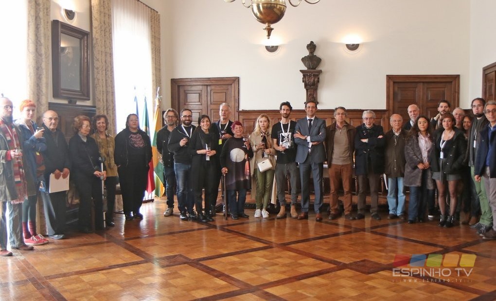 Receção na CME à comitiva da 42ª Edição do CINANIMA