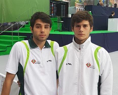 Diogo Cabral da AAE nas finais do Campeonato do Mundo de Trampolins