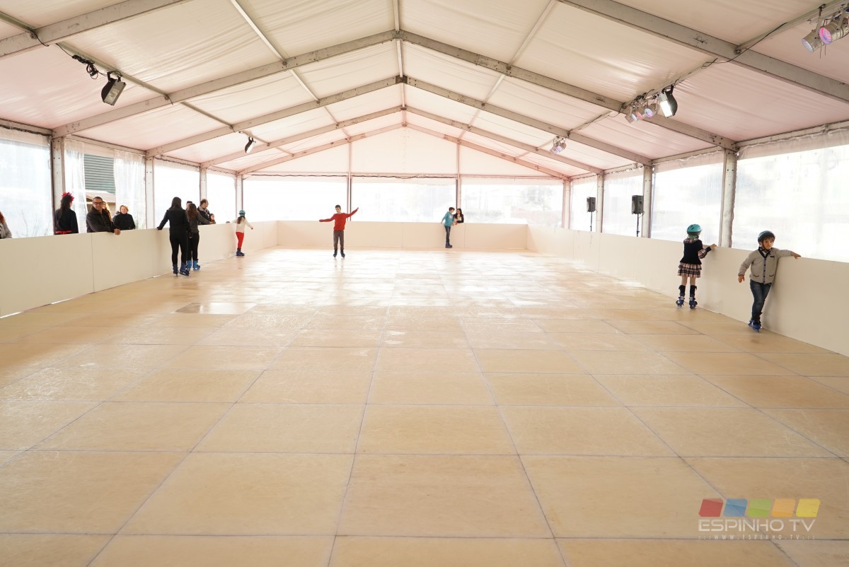 Abertura da Pista de Gelo em Espinho