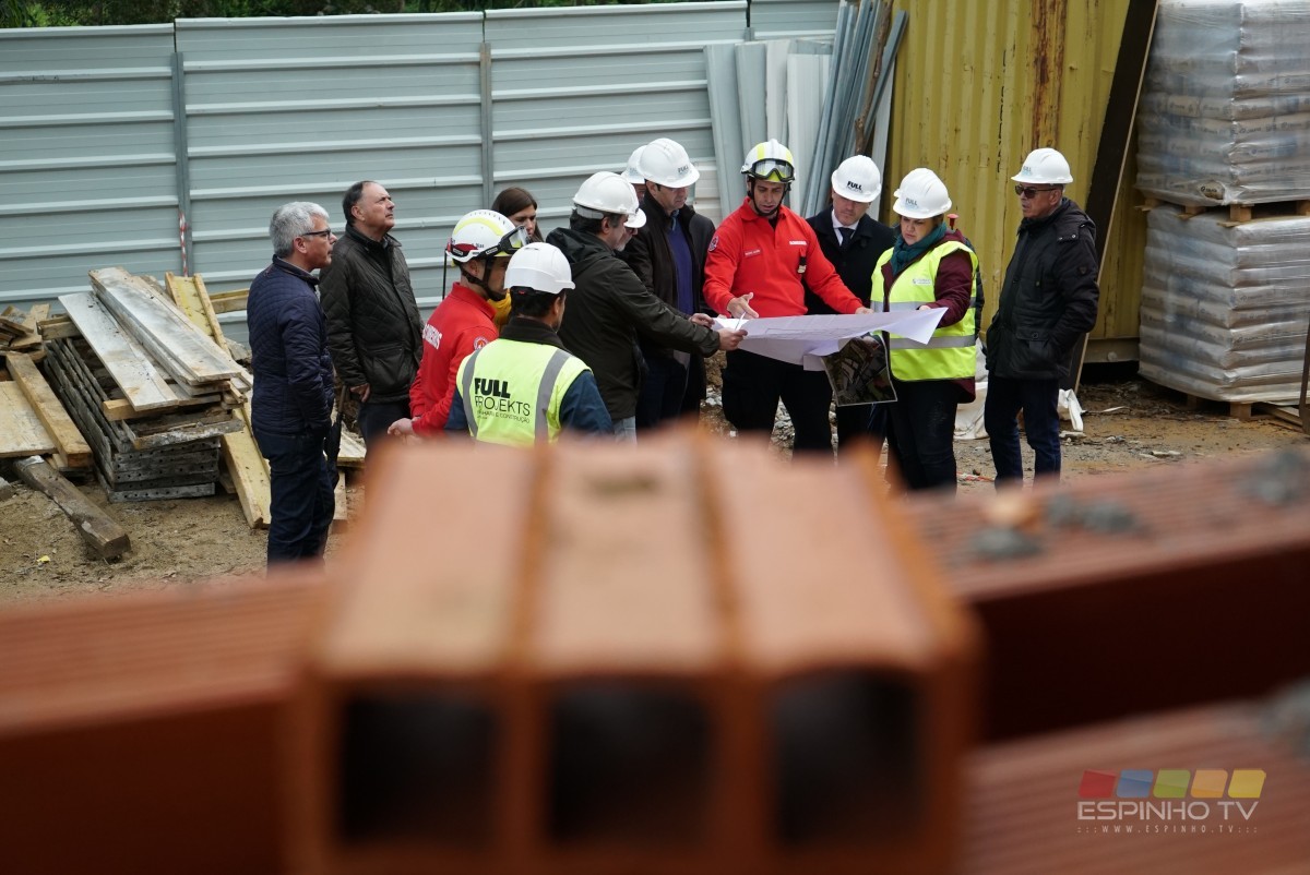 Visita ao novo quartel dos Bombeiros do Concelho de Espinho