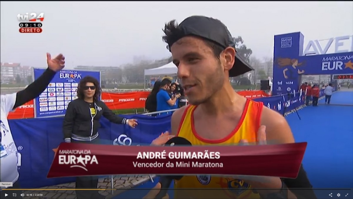 Atletismo: André Guimarães vencedor da Mini Maratona da Europa 2019