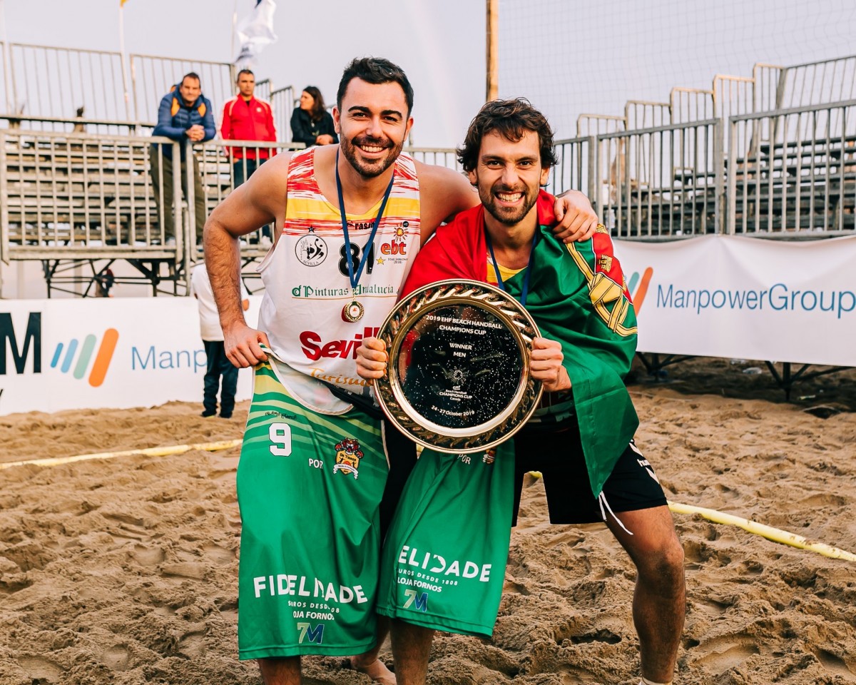 Andebol Praia: Atletas espinhenses conquistam medalha de prata ao serviço da Seleção Nacional