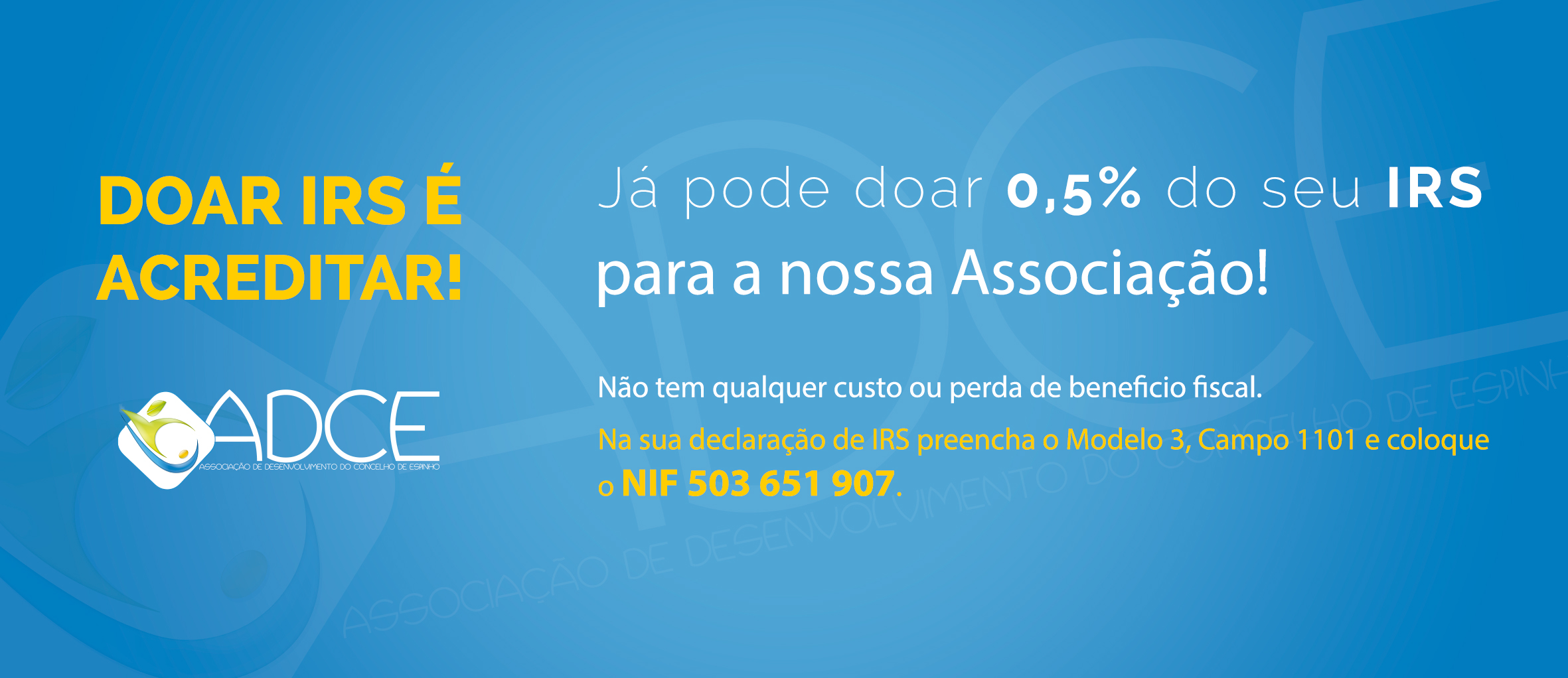 Doar o IRS sem custos