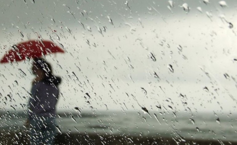 Alerta de precipitação de vento forte e chuva