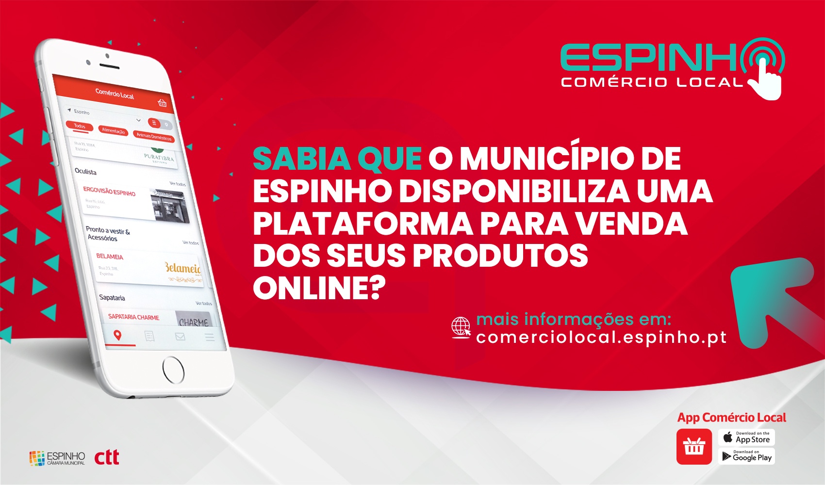 CTT estende entregas gratuitas na App Comércio Local