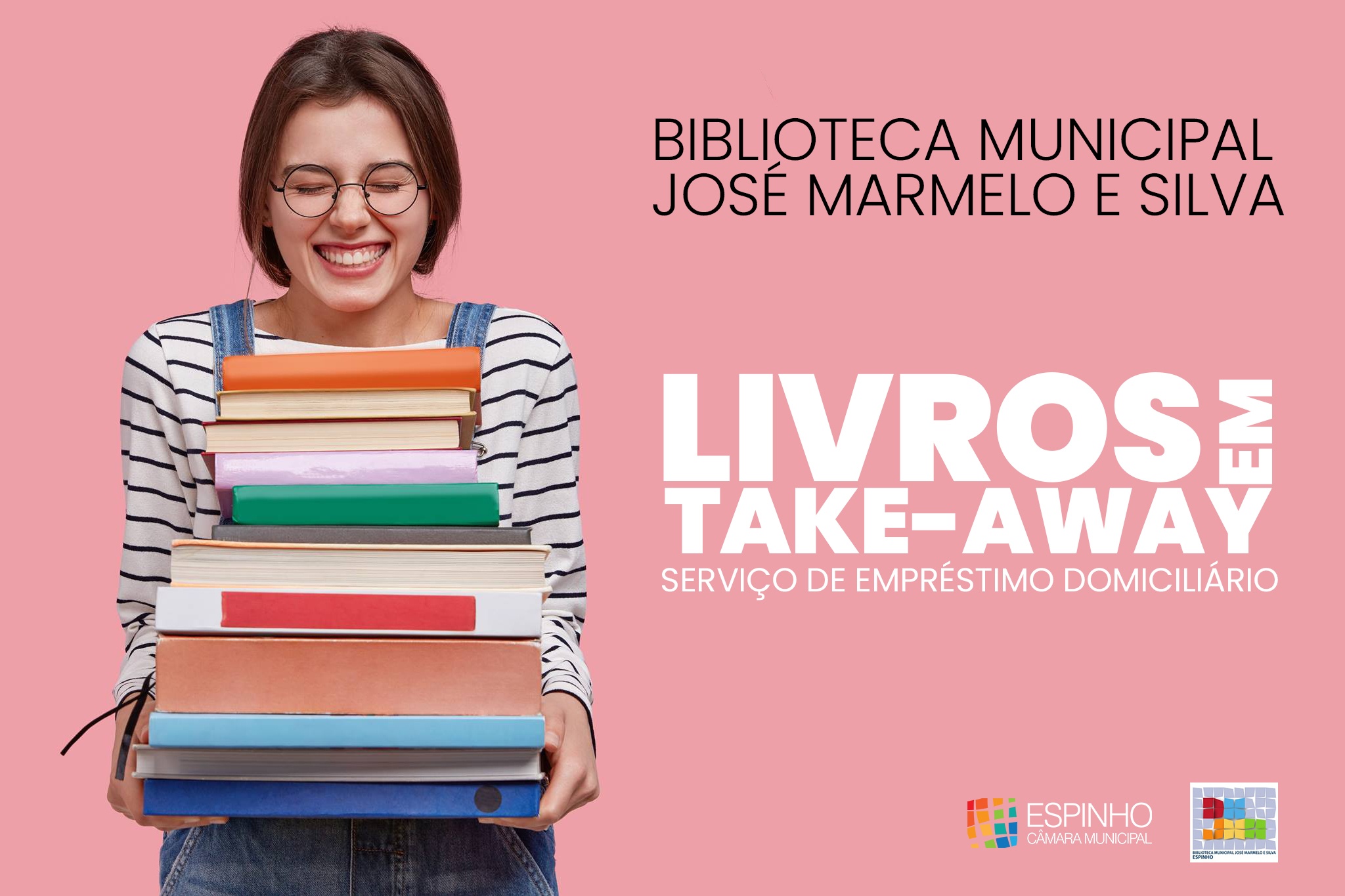 Biblioteca Municipal retoma o serviço de empréstimo domiciliário em regime de take-away