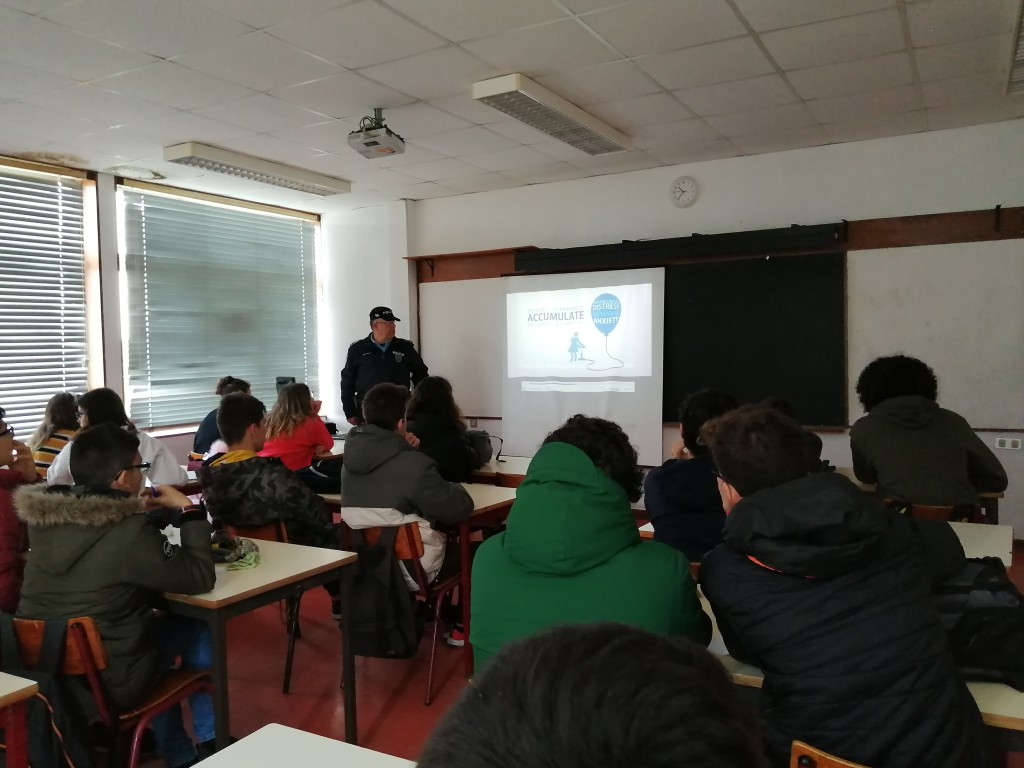 Ação operação “Sim à Diferença” da PSP na Escola Dr. Manuel Gomes de Almeida
