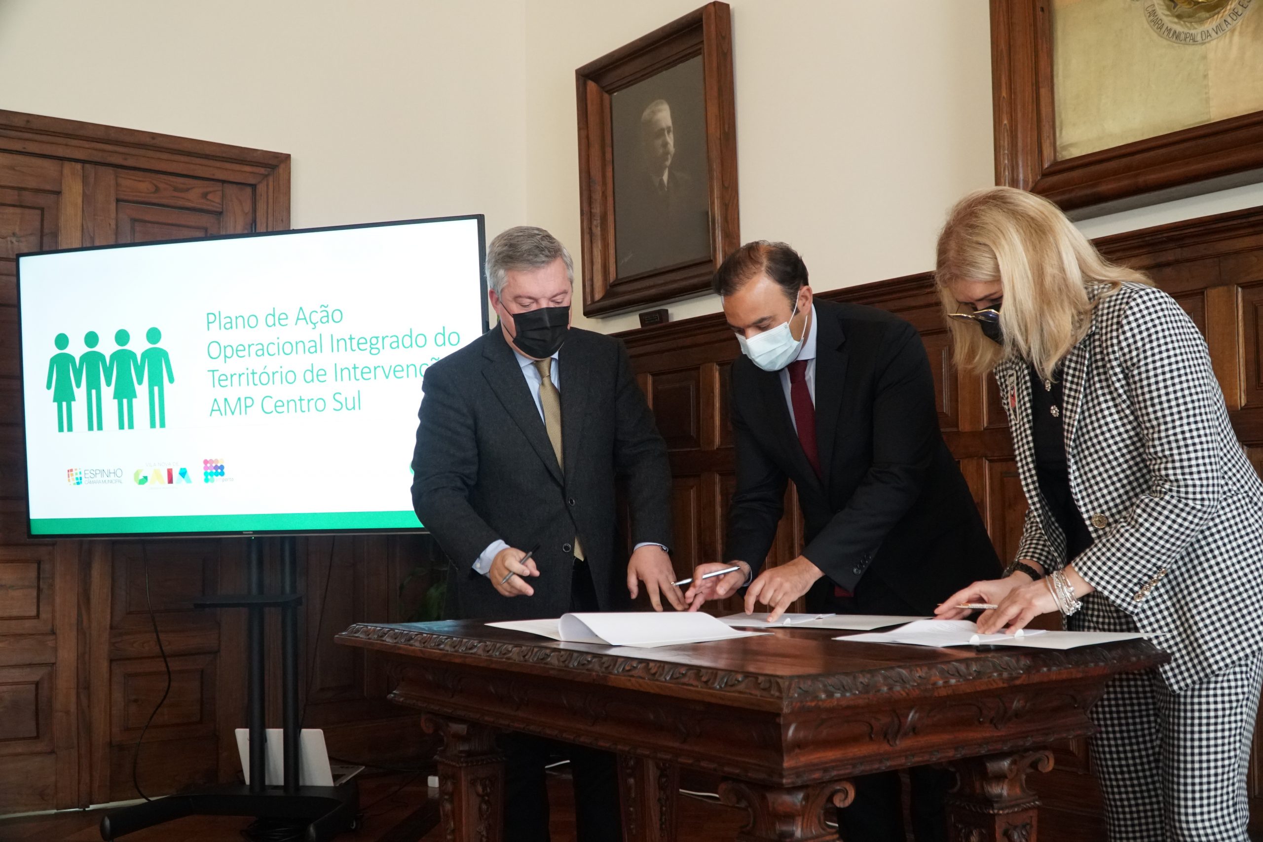 Municípios de Espinho e Gaia assinaram protocolo com área metropolitana do Porto