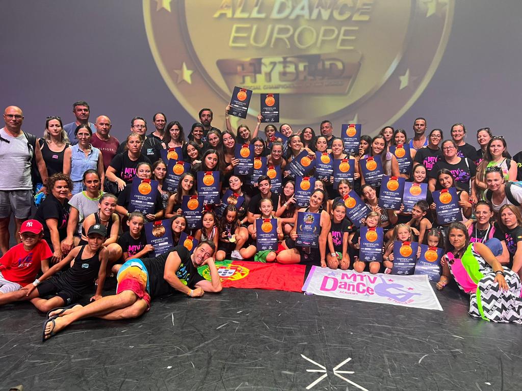 29 prémios conquistados pela MTV Dance Academy no Campeonato All Dance Europe