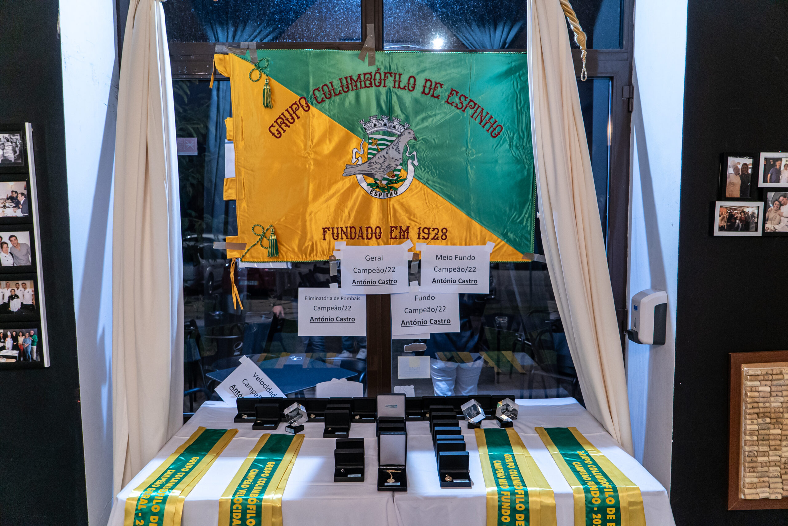 Entrega de prémios no Grupo Columbofilo de Espinho