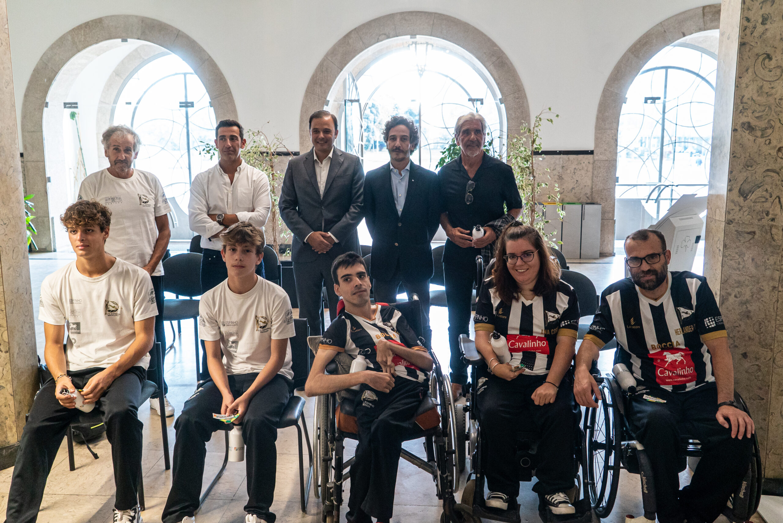 Homenagem da Câmara Municipal aos campeões de Natação e Boccia do SC Espinho