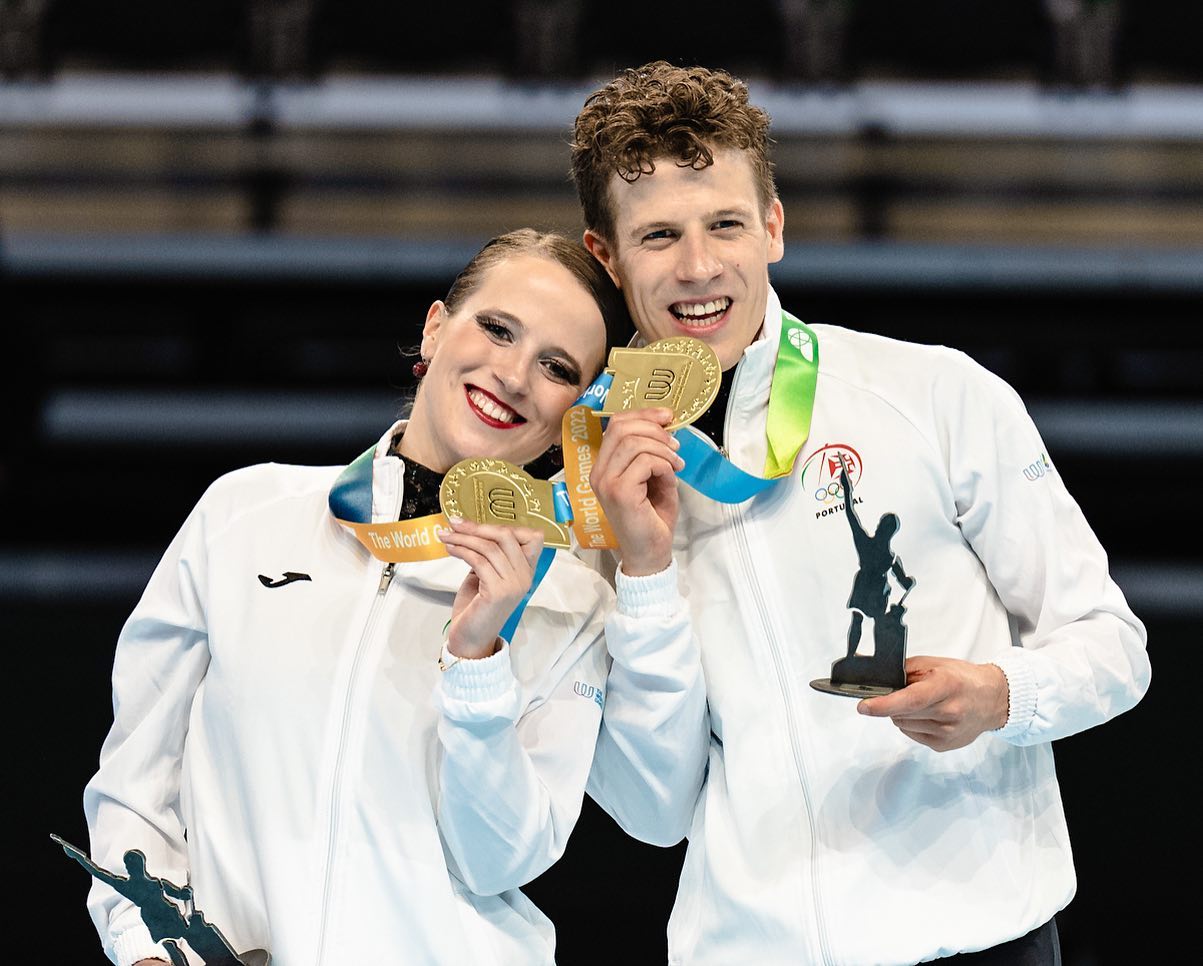 Ana e Pedro Walgode juntam título dos World Skate Games às medalhas de ouro dos Jogos Mundiais e do Europeu