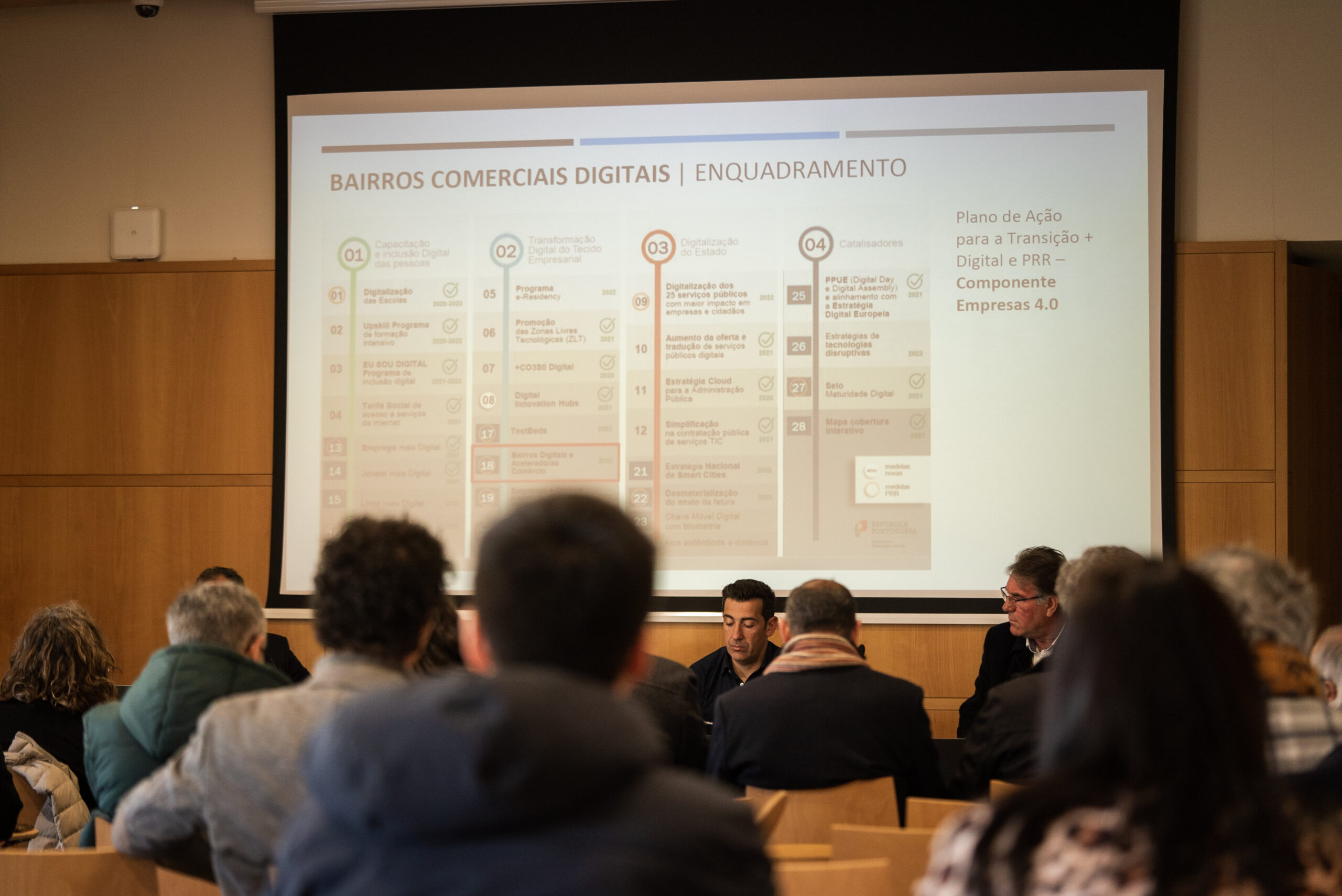 Apresentação da estratégia dos Bairros Comerciais Digitais