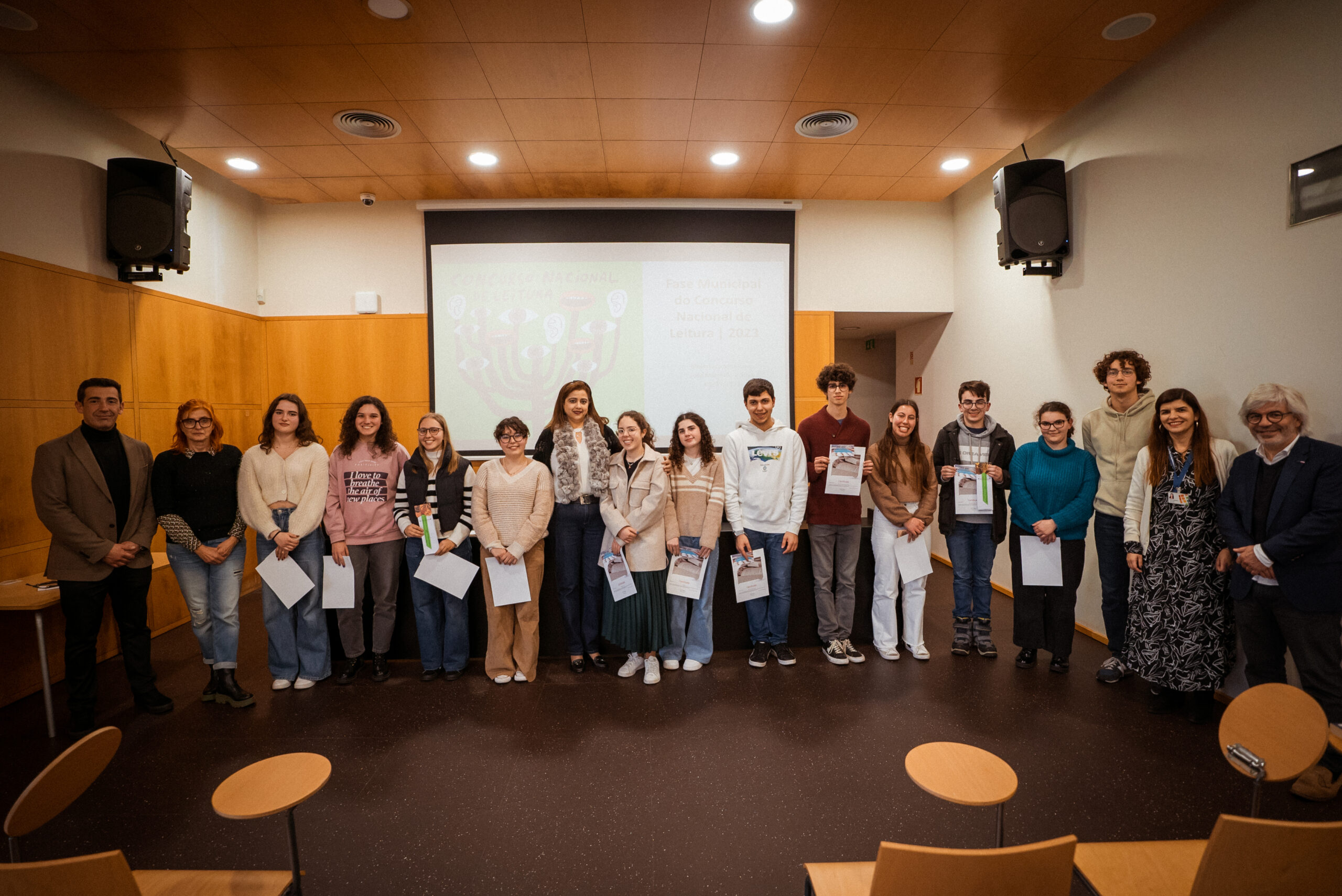 Vencedores da Fase Municipal do Concurso Nacional de Leitura 2022/2023 em Espinho