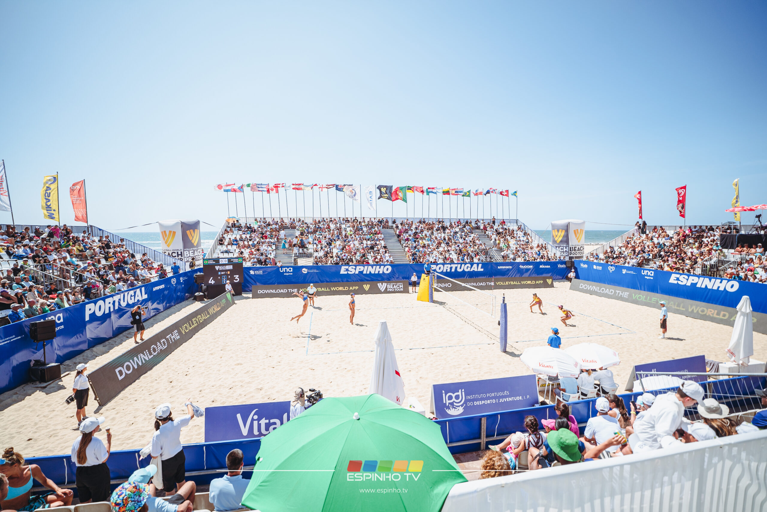 Finais da Taça das Nações de Voleibol de Praia em Espinho