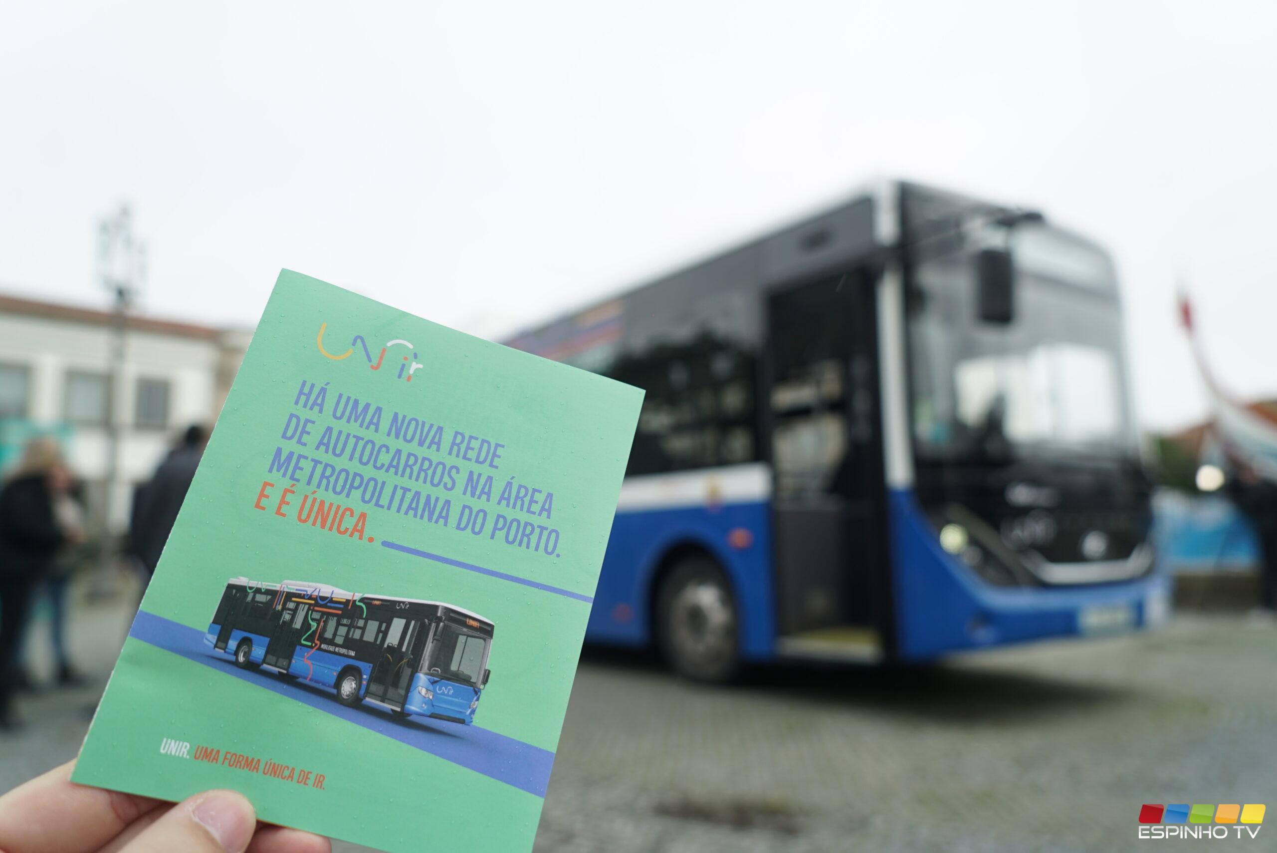 UNIR: Apresentado novo autocarro e horários para Espinho
