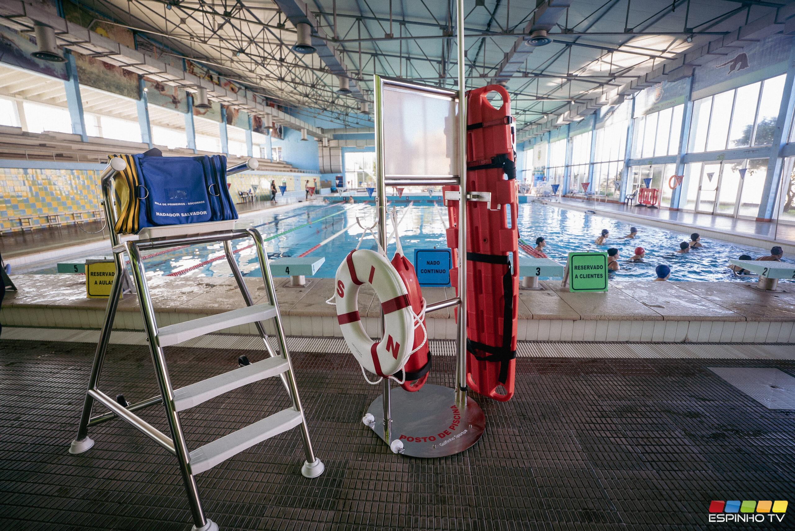 Novos equipamento de segurança nas piscinas municipais