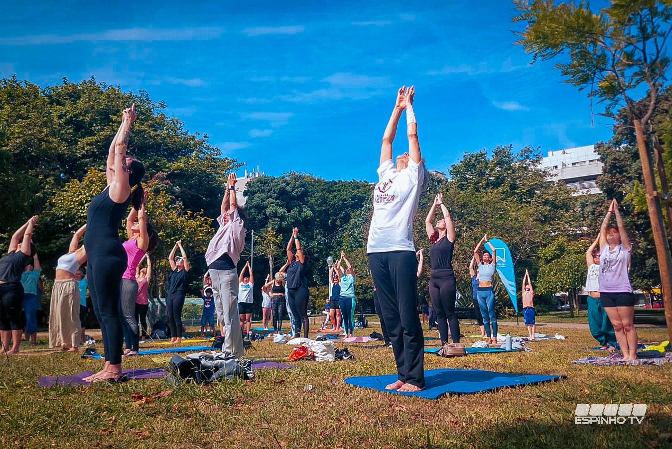 Dia internacional do yoga celebrado em Espinho