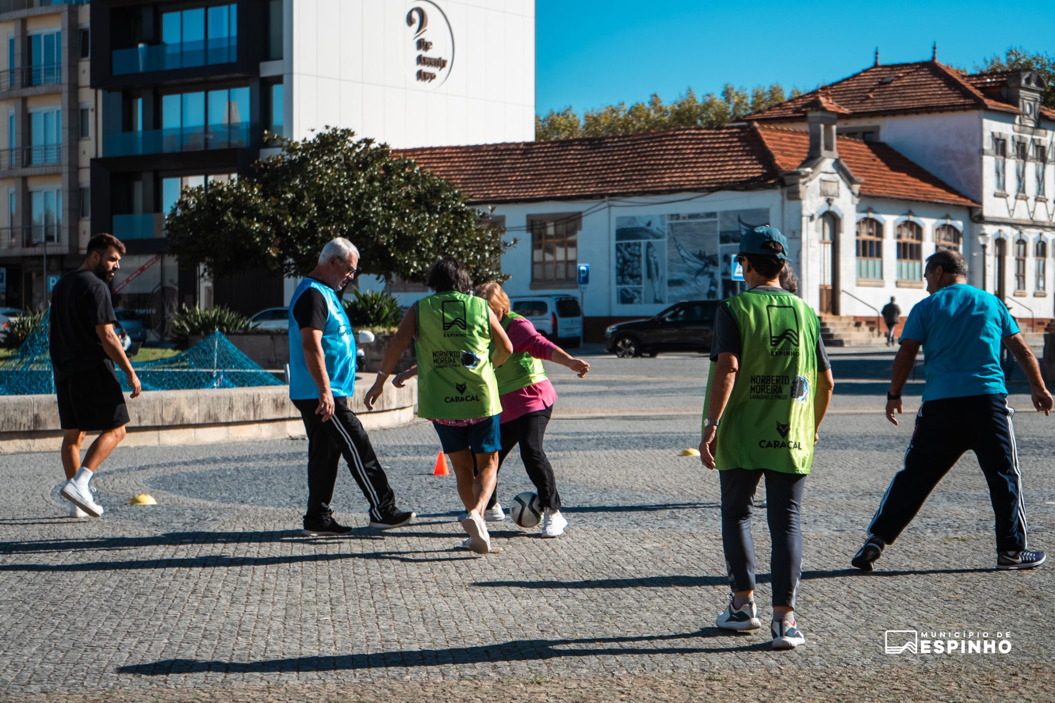 Semana Europeia do Desporto levou walking football e laser walk ao Parque João de Deus