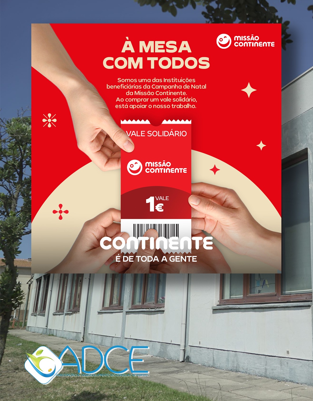 ADCE integra campanha nacional “À Mesa com Todos” da Missão Continente