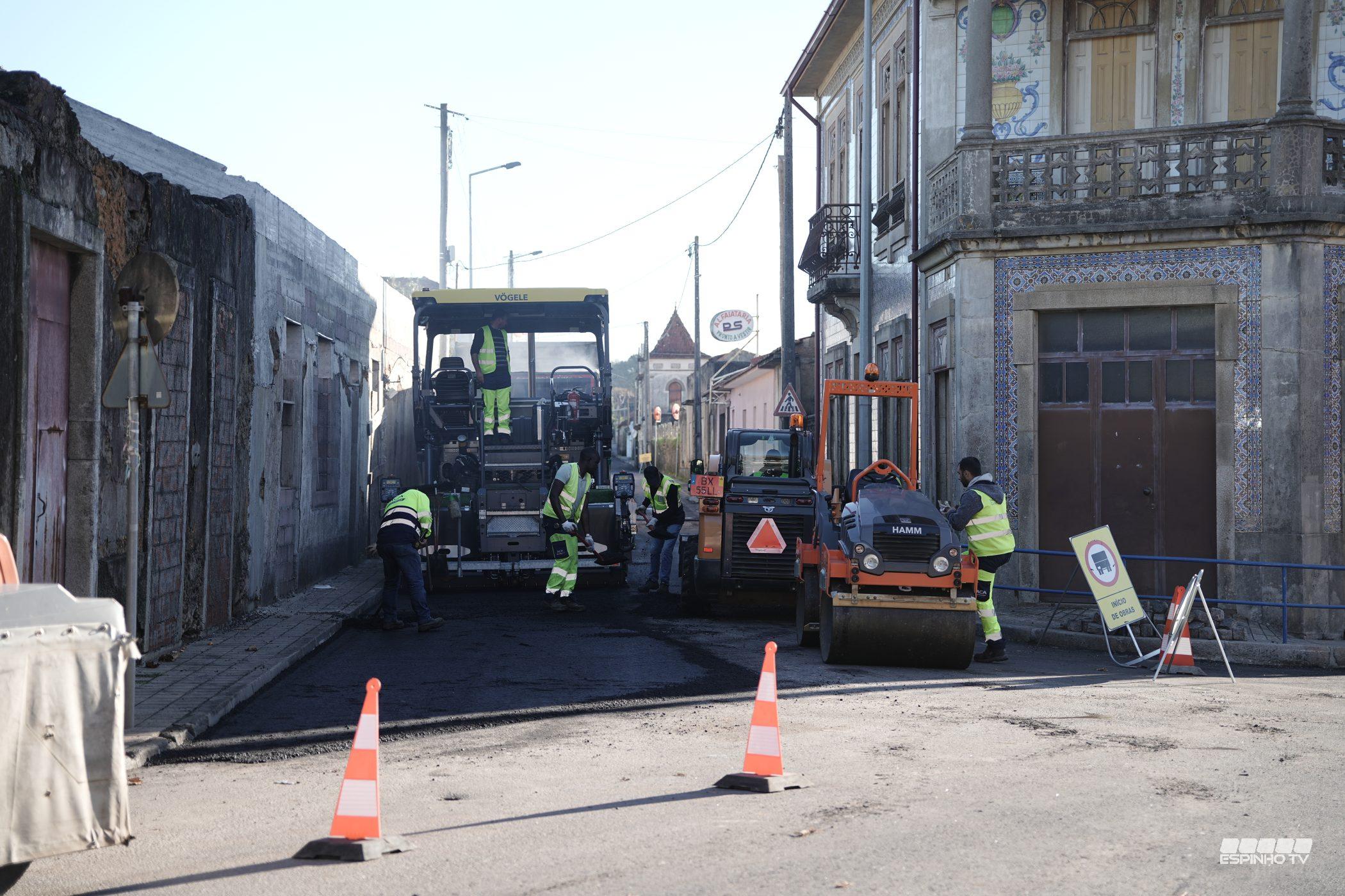 Obra retomada na Rua da Idanha / Rua dos Combatentes