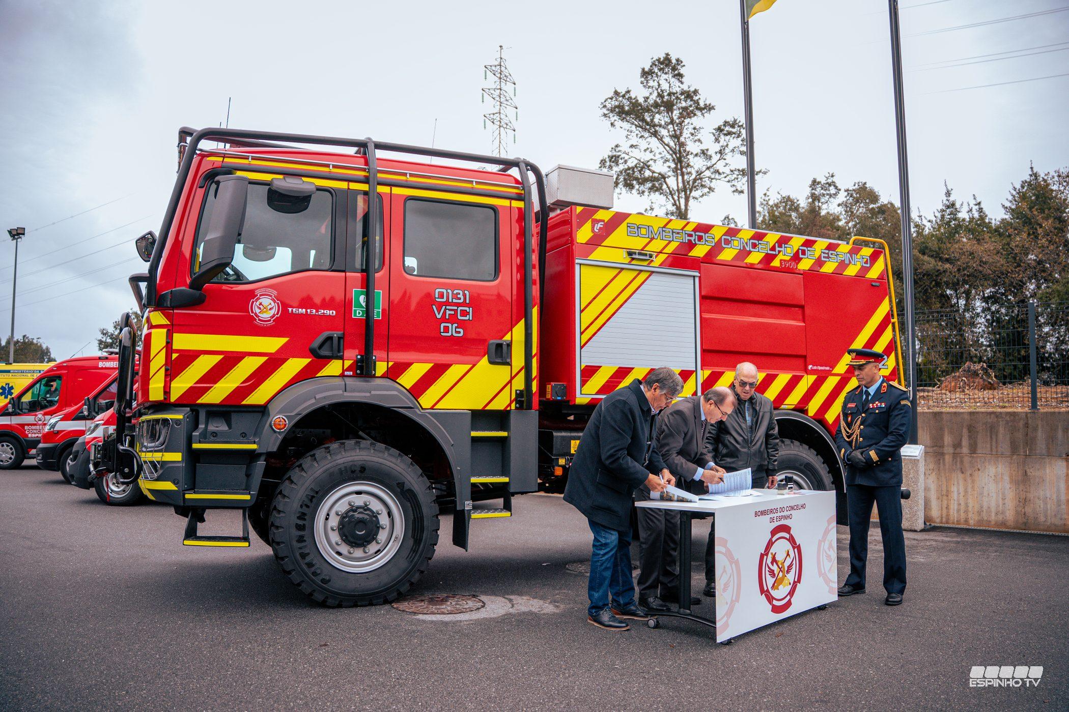 Município reforça capacidade operacional dos Bombeiros de Espinho