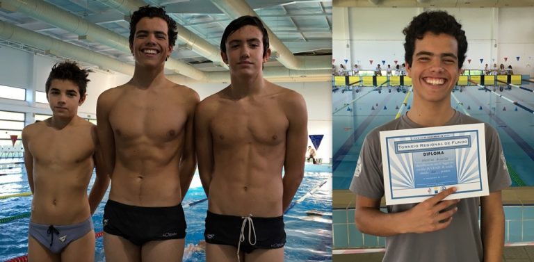Natação tigre no Torneio de Fundo e Meio-Fundo na Gafanha da Nazaré