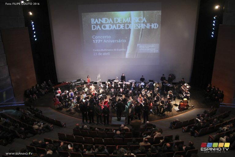 Banda de Espinho comemorou 177 Anos com concerto no Multimeios Banda de Espinho comemorou 177 Anos com concerto no Multimeios