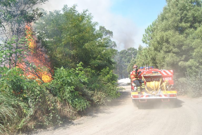 Incêndio junto ao Centro Lusovenezolano preocupou