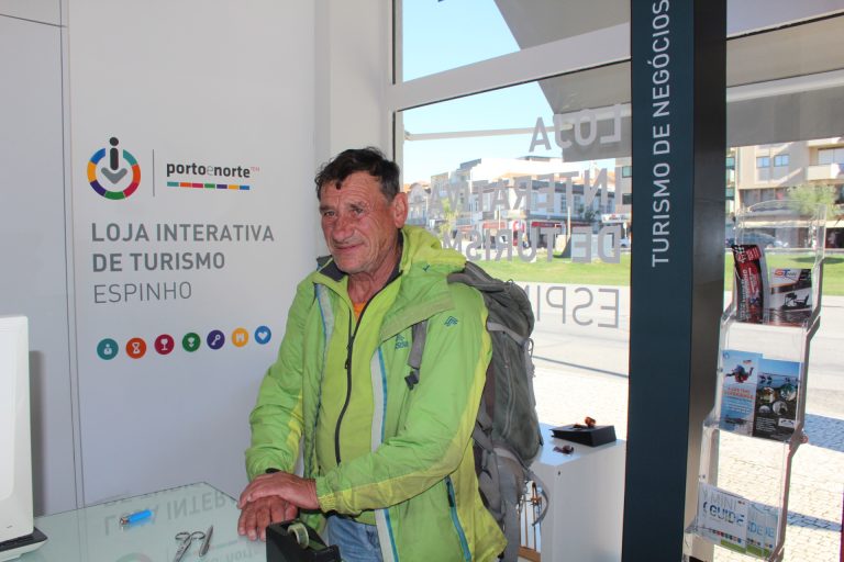 Joseph ‘El peregrino’ passou por Espinho