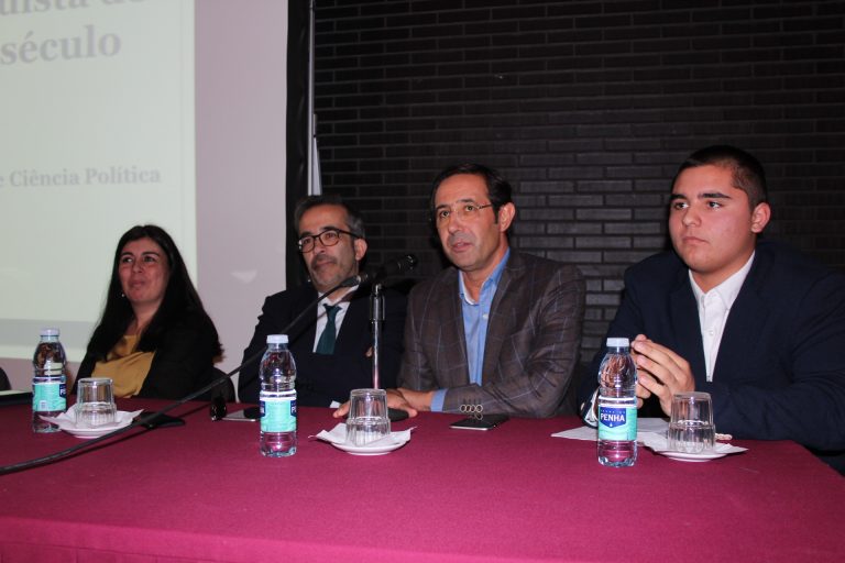 Eurodeputado Paulo Rangel no AE Manuel Laranjeira