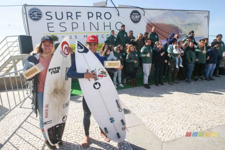 Surf: Melania Diaz e Mathis Crozon venceram o Junior Pro Espinho
