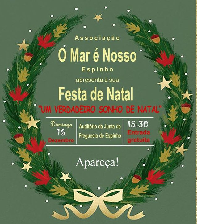 “Um Verdadeiro Sonho de Natal” – O Mar é Nosso